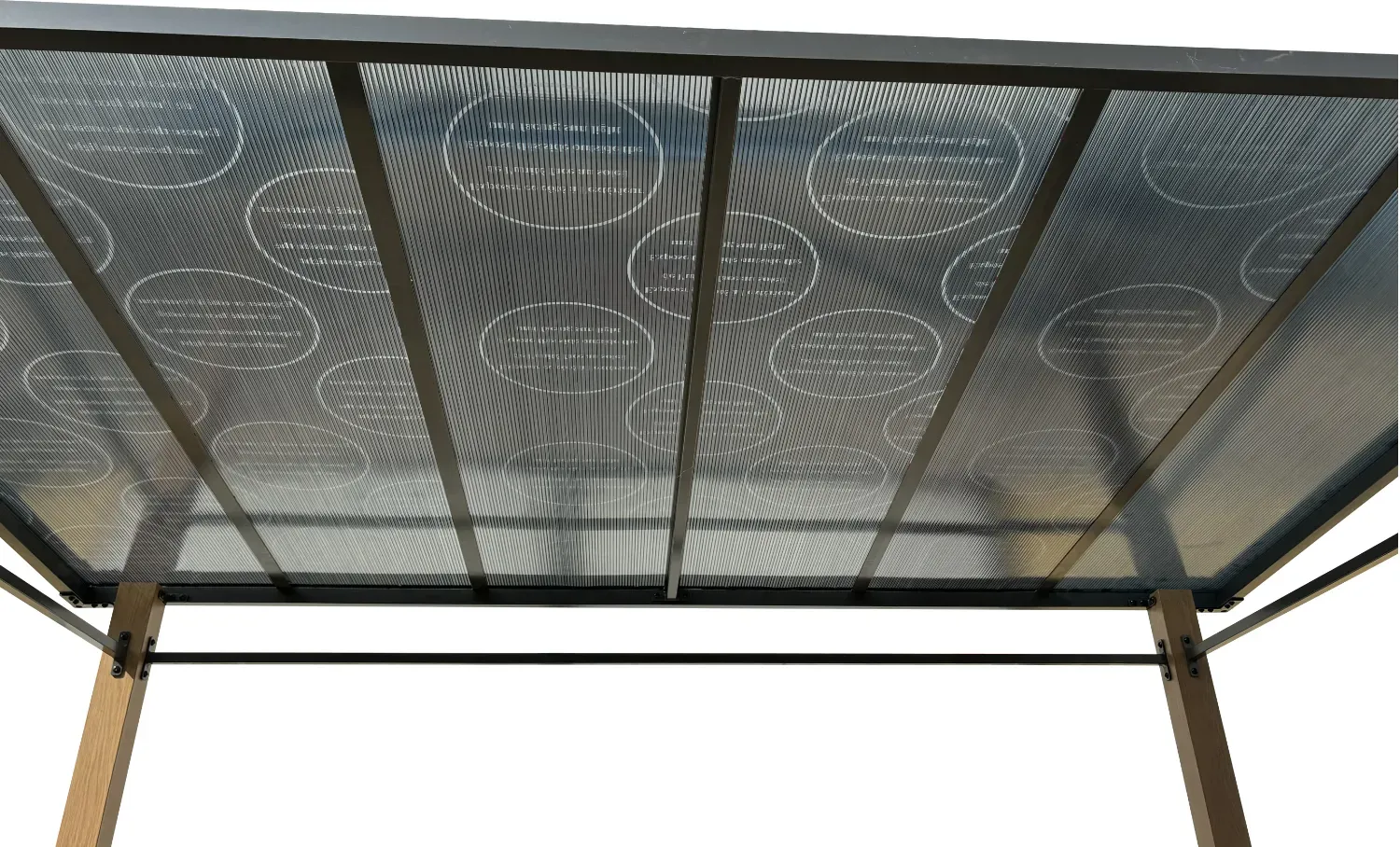 Leco Polycarbonat-Dachplatten-Set für "Luxus-Grillpavillon",,
