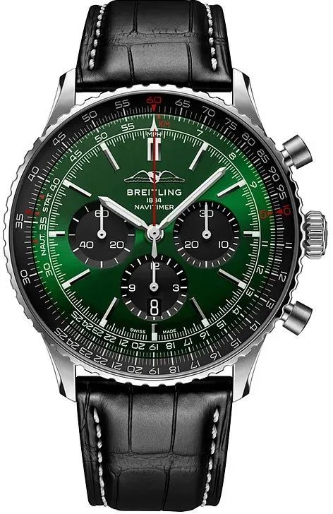 Breitling Chronograph Navitimer Chrono B01 AB0137241L1P1 - silber