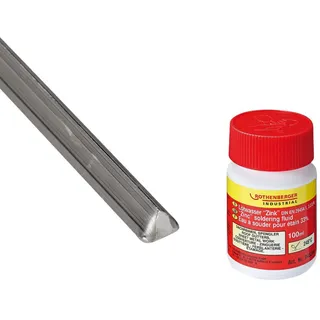 Rothenberger Industrial Set Stangenlötzinn 50 g mit Lötwasser 100 ml - 1500004953