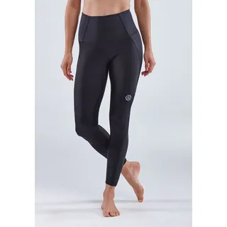 Skins Damen Tight Lauftights S3 Skyscraper Schwarz, M