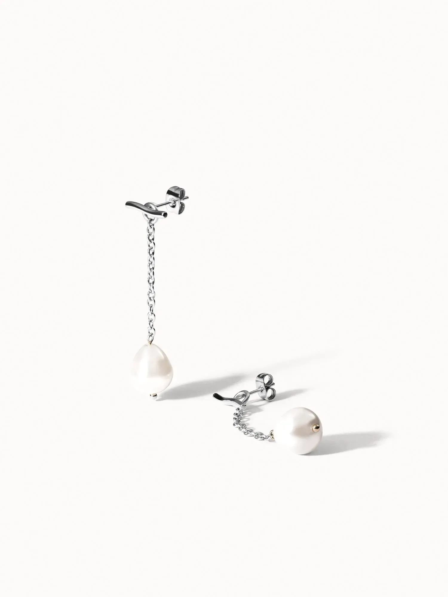 PURELEI Drop Pearl Perlenohrringe