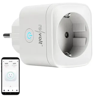 Revolt Smarter Energiemess-Stecker für Akkuspeicher LIT-2150, WLAN, App,Timer