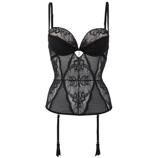 LASCANA Corsage Damen schwarz Gr.70 Cup C