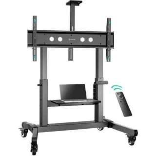 ONKRON TV SET ACC MOTOR. MOBILE STAND/50-100" BLACK TS1991E-B (100", 130 kg, TV Ständer Schwarz