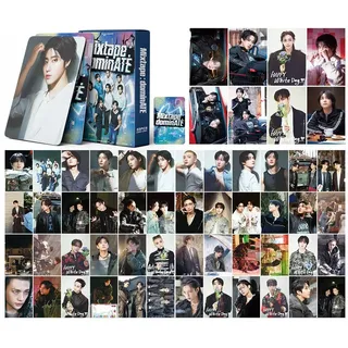 Stray Kids Lomo Karten, 55 Stück Kpop Stray Kids Photocard, Neue Album Card, StrayKids Fotokarten, Must-Have für K-pop Fans (B)