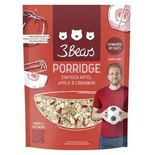 3Bears Haferbrei Porridge Zimtiger Apfel, 400g