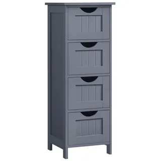VASAGLE Beistellschrank mit 4 Schubladen,