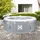 Whirlpool Ø 208 x 65 cm Grau