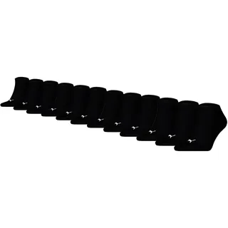 Puma Sneakersocken 12er Pack Schwarz 43-46