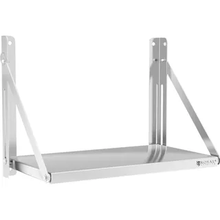 Royal Catering Wandbord klappbar 60 x 30 cm 40 kg Edelstahl