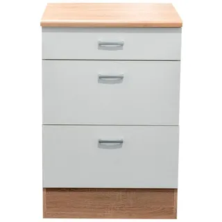 yourkitchen Unterschrank Andy 60 x 90 x 60 cm Weiß