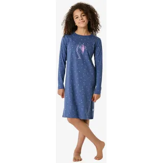 Schiesser Nachthemd Horse World Nacht-hemd schlafmode sleepwear blau 140 EU