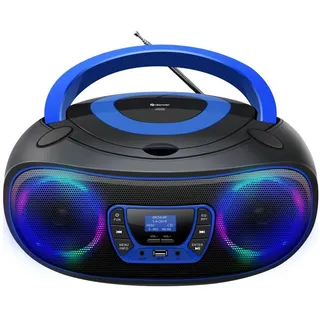 Denver TDB-212BU DAB+ Boombox mit CD-Spieler TDB-212 blau
