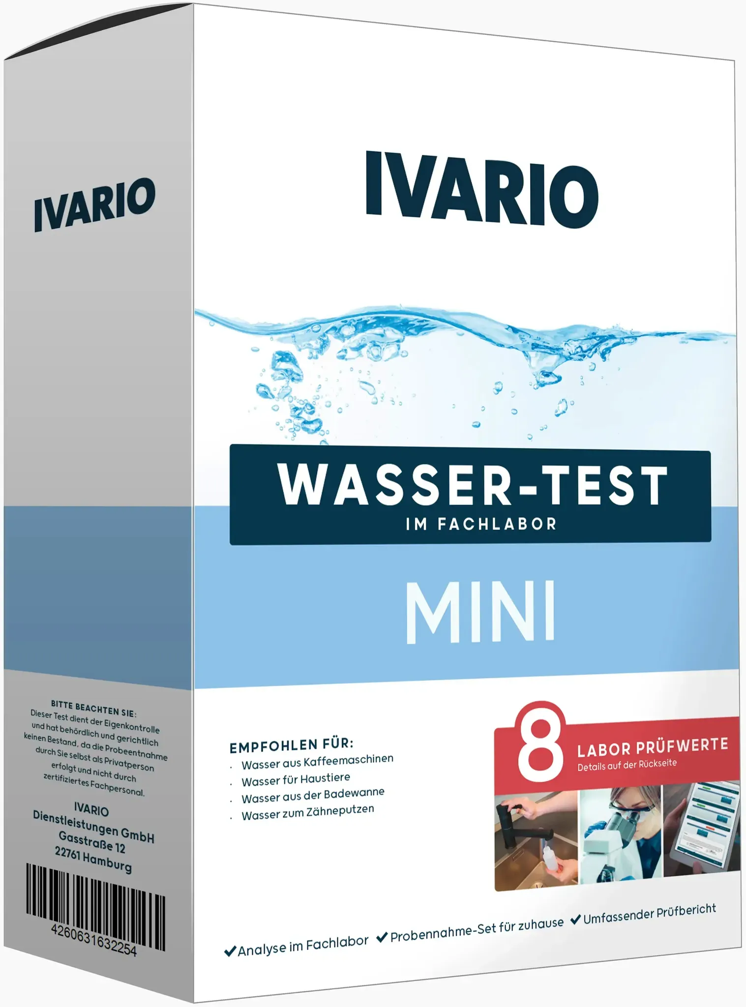 Wassertest MINI - Express (3-5 Werktage)