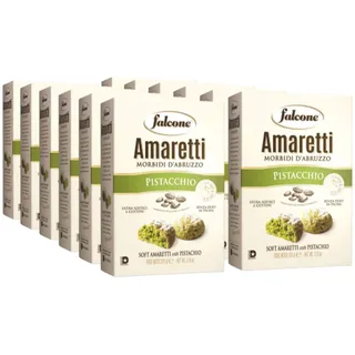 Falcone Amaretti Morbidi d‘Abruzzo Pistacchio 170g, 12er Pack