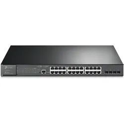 TP-Link TL-SG3428MP (24 Ports), Netzwerk Switch, Schwarz