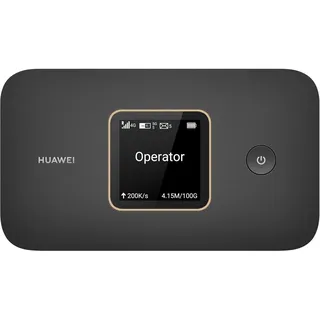 HUAWEI 4G Mobile WiFi 3 (with Screen), Router, Tragbarer mobiler Hotspot, mobiler Router der Kat 7 mit SIM-Karte, LTE mit 300 Mbit/s Download, Kompatibel mit Allen SIM-Karten, 30 Monate Garantie