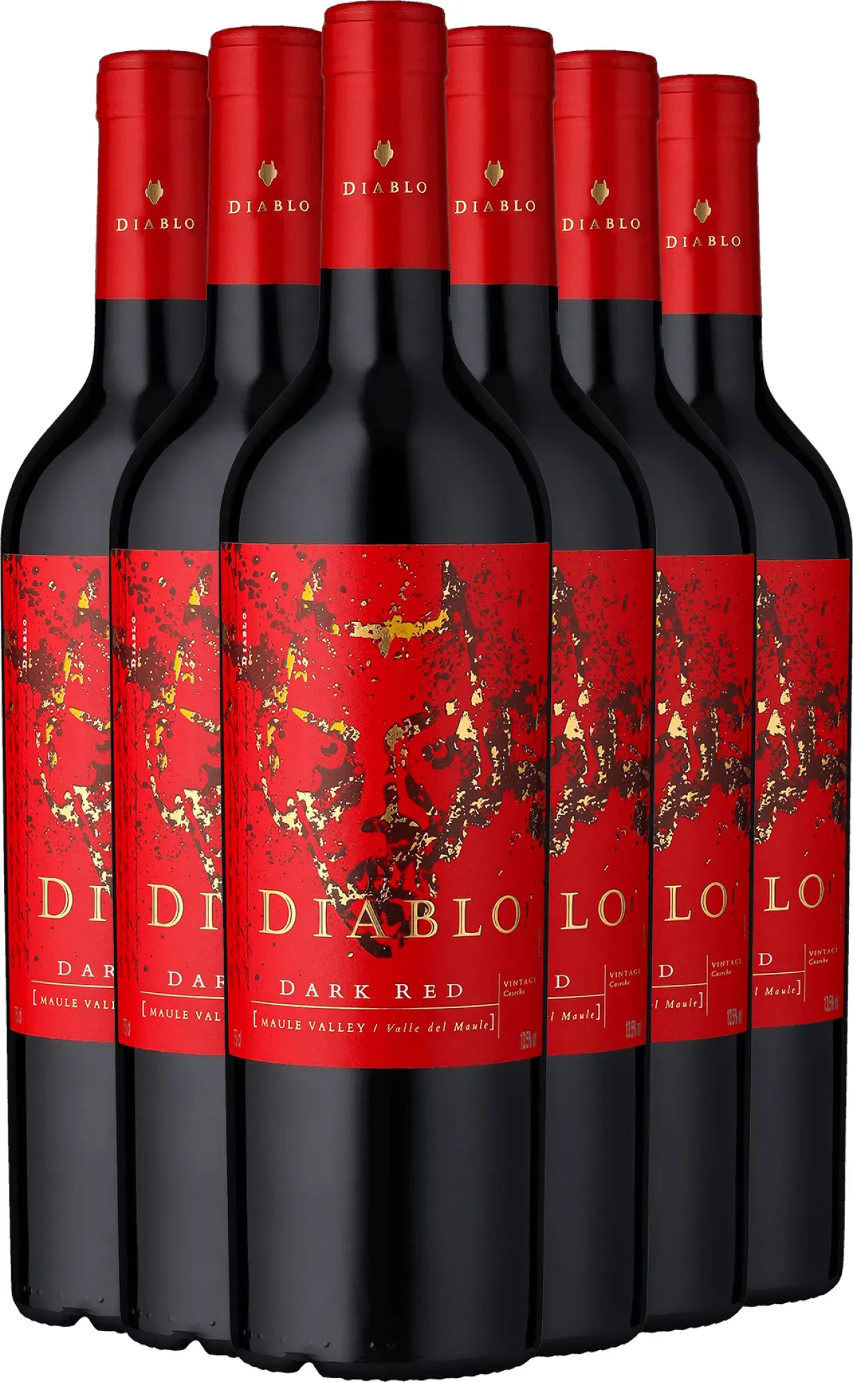 2024 Concha y Toro »Diablo« Dark Red im 6er-Vorratspaket