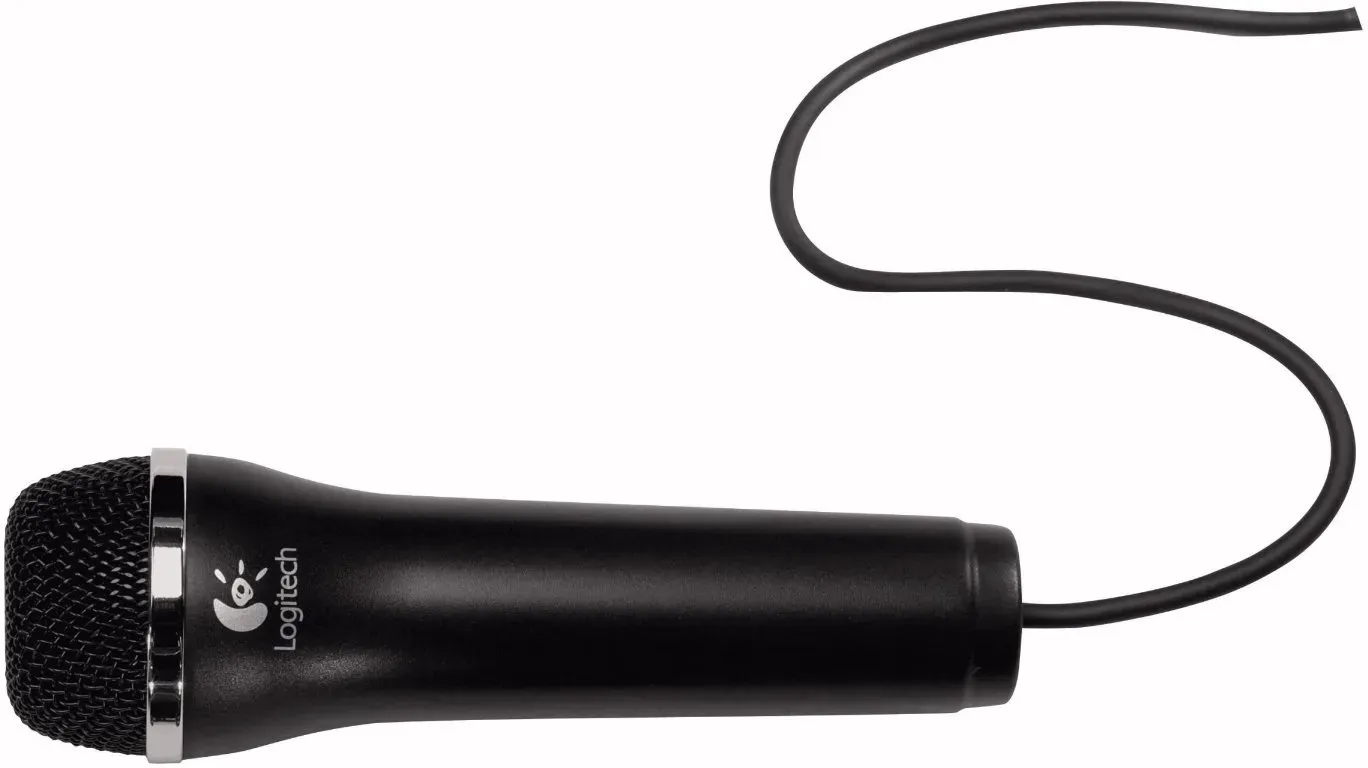 Logitech Konami Mikrofon [für Xbox 360, Wii, PS2, PS3 & PC] schwarz | Zustand: Neu & original versiegelt