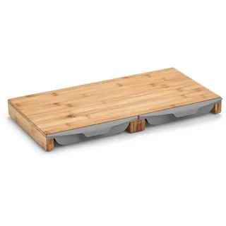 Zeller Schneidebrett-Set Bambus 3-teilig 50 x 28,5 x 4,5 cm Beige/Braun