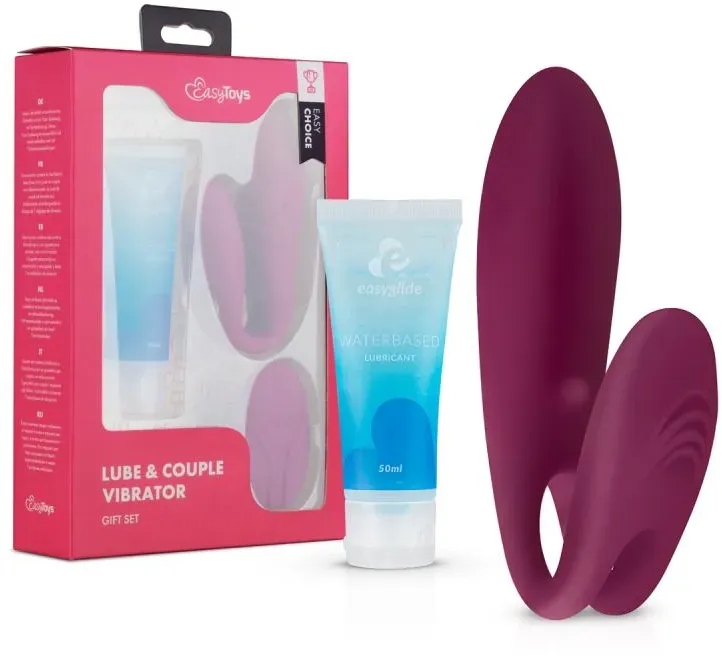 Easy Choice Paarvibrator & Gleitgel Set Lila