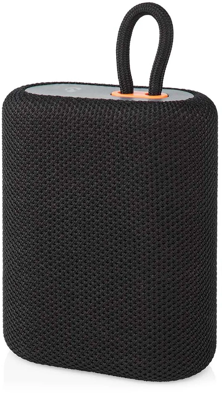 Bluetooth Lautsprecher - 7W Leistung & satter Klang - 7 Std. Spielzeit, Mikrofon, TWS, USB-C, microSD-Slot, schwarz - ideal für unterwegs