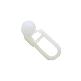 GARDINIA Rollringe weiß, 50-er Pack