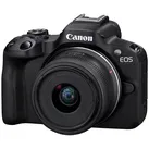 Canon EOS R50 Kit (EU) (18 - 45 mm, 24.20 Mpx, APS-C / DX), Kamera, Schwarz
