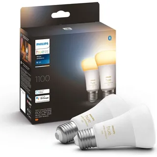 Philips Hue White Ambiance E27 1100 lm 8 W 2 St.