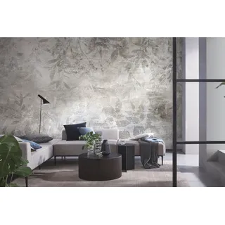 Fototapete FASHION FOR WALLS "Whisper", grau (taupe), B:4m L:2,7m, Vlies, Tapeten, 8 Rollen