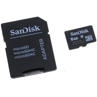 Speicherkarte SanDisk microSD 8GB f. Samsung SGH-U900 Soul