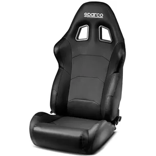 Sparco Sportsitz R500 Torino - Schwarz Skai - Verstellbar