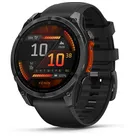 Garmin fenix 8 - 51 mm AMOLED Schwarz/Schiefergrau mit QuickFit-Silikon-Armband ...