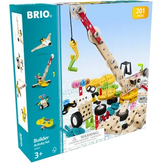 BRIO Builder 34604 Builder Kindergartenset | Entwicklungsförderndes Rollenspiel- & Konstruktionsspielzeug für Kinder ab 3 Jahren