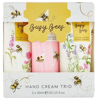Heathcote & Ivory Bussy Bees - Mini Handcare Trio Vegan Honey 90 ml,
