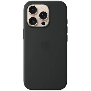 Apple iPhone 16 Pro Silikon Case mit MagSafe - Schwarz