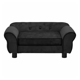 vidaXL Hundesofa 72 x 45 x 30 cm schwarz