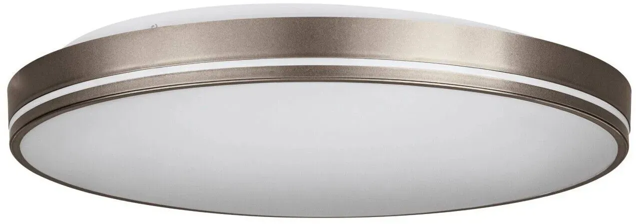 Eglo LED Deckenleuchte Orotava nickel matt 11W CCT 3000-6500K Warm-Tageslichtwei...