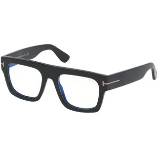 TOM FORD Unisex FT5634-B Lunettes de Soleil, Shiny Black, 53 - 53