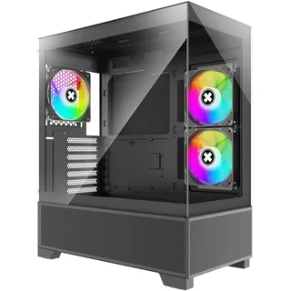 Xilence Xilent Beam ATX PC Case black, X218.ARGB Gaming ATX PC Case schwarz
