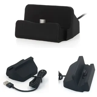 K-S-Trade Qualitativ & Innovativ Docking-Station Für Motorola Edge 50 Fusion Ladestation Dock Ladegerät Docking Station Tischständer Ständer