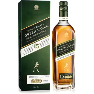 Johnnie Walker 15 Years Old Green Label Blended Scotch 43% vol 0,7 l Geschenkbox