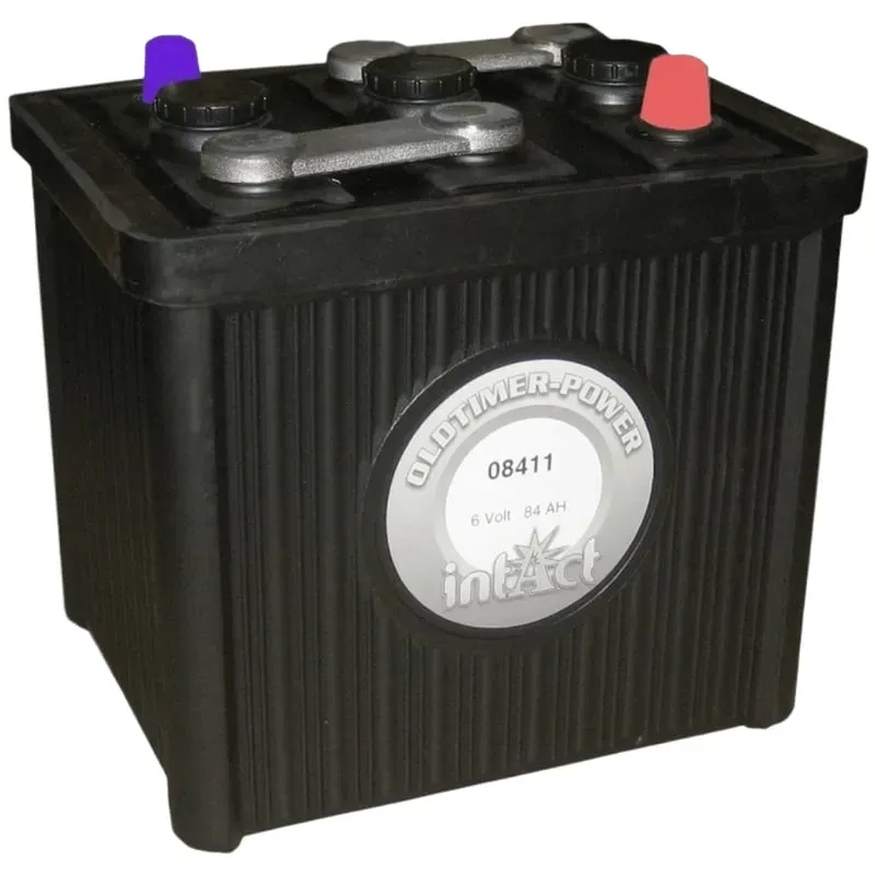Intact Oldtimer-Power 84Ah 6V Oldtimerbatterie 08411 ohne Batteriesäure