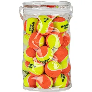 Tecnifibre Tennisbälle - Tecnifibre Mini Stage 2 (Beutel mit 36 Tennisbällen Kind Orange rot|orange No Size