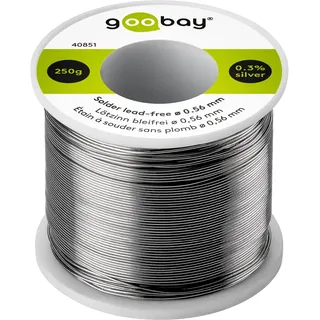 goobay Lötzinn bleifrei, ø 0,56 mm, 250 g