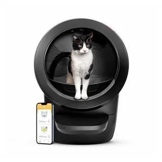 whisker Litter-Robot 4 automatisches selbstreinigendes Katzenklo Schwarz