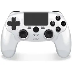 Hyperkin Nuforce Wireless Controller - PS4/ PC/ Mac (White) (PC, PS4), Gaming Controller, Weiss