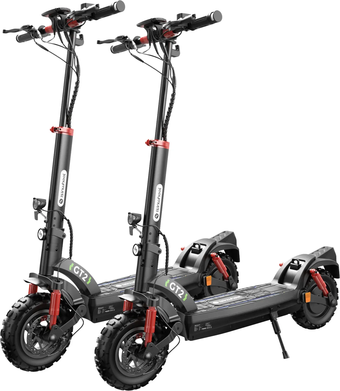 isinwheel GT2 500W 11" Offroad E-Scooter Mit Straßenzulassung (ABE,eKFV)