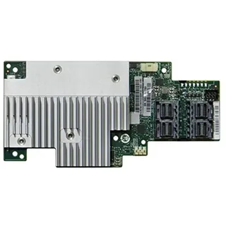 Intel RMSP3AD160F Tri-mode PCIe/SAS/SATA Full-Featured RAID Mezzanine Module 16 internal ports, Grün