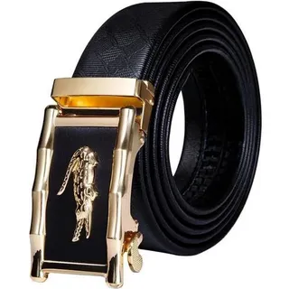 Gürtel Ratschen Goldenes Krokodil 110 cm -43 Zoll, einstellbar